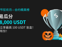 萬圣節狂歡月—合約精英榜！交易瓜分 458,000 USDT！參與立享最高 100 USDT 盲盒！人人有份！